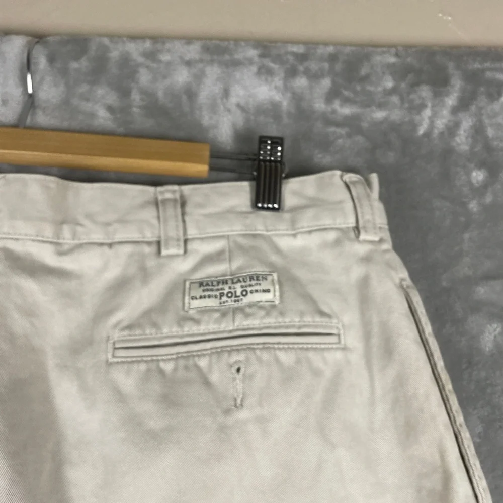Polo Ralph Lauren Tyler Short Mens fits 36 Double Pleated Chino Cotton Shorts